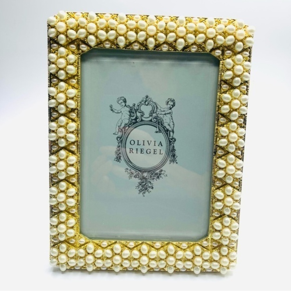 Olivia Riegel Pearl 4" x 6" Photo Size Jeweled Frame “Harper”
